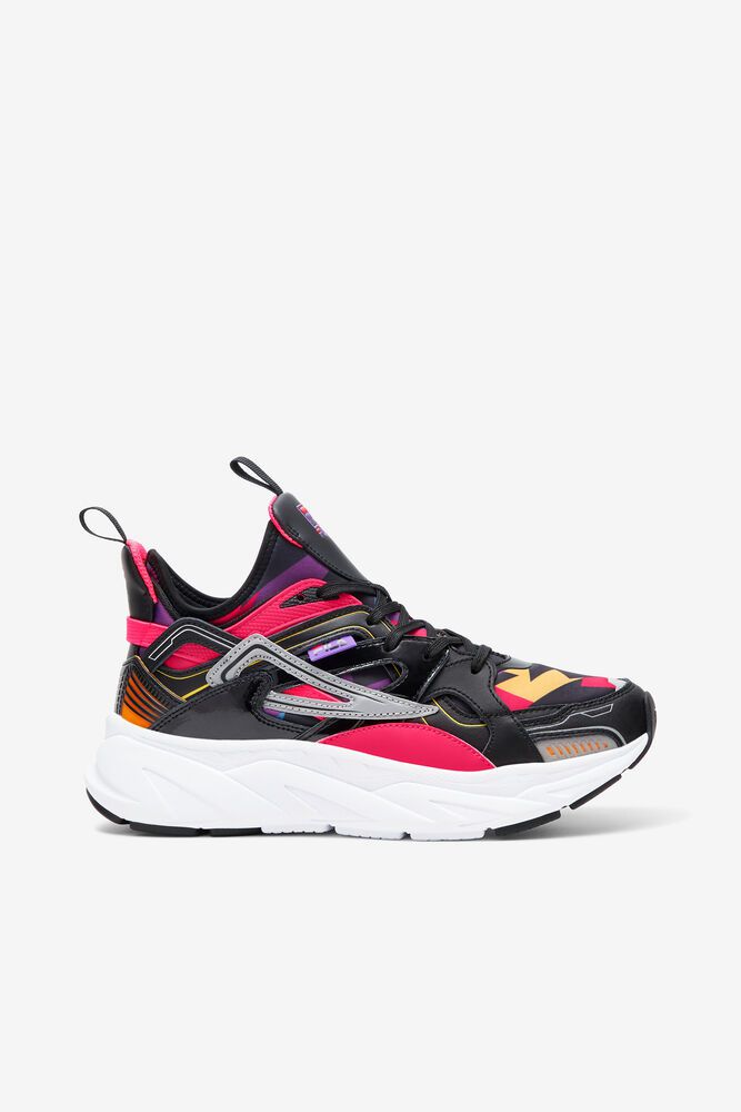 Fila Sneakers Womens Black/Pink - Hallasan '90s - Philippines 1265947-NH